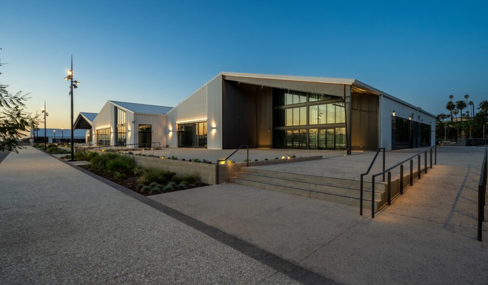 100,000 square foot high end retail flex building.