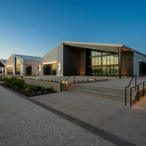 100,000 square foot high end retail flex building.