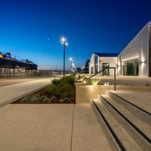 70,000 square foot luxury retail metal building.