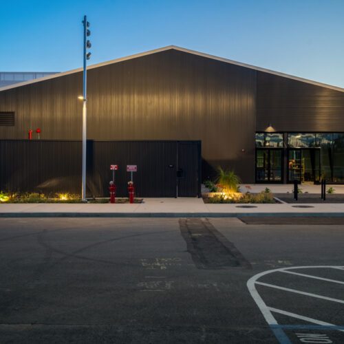 Example of a fast track engineering commercial metal building by Ecosteel.