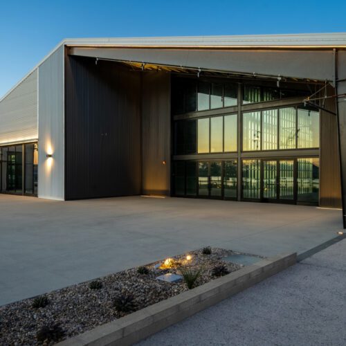 San Pedro, CA waterfront modern steel flex space by Ecosteel