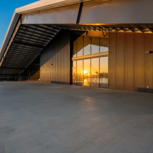 San Pedro, CA structural steel framing for luxury retail