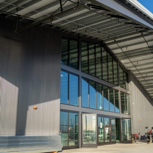 San Pedro, CA sustainable retail steel building