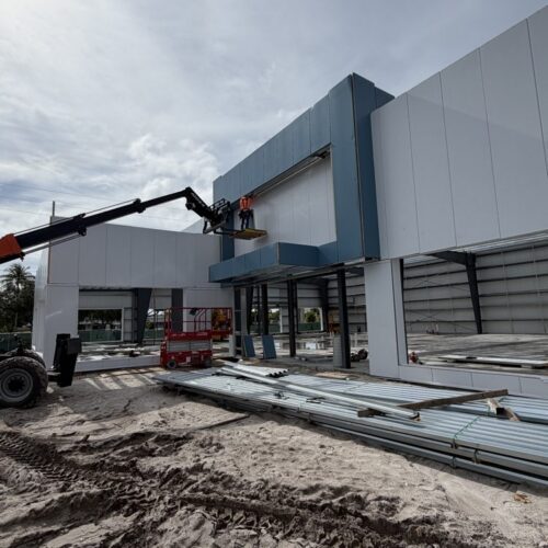 Architectural insulated metal panels in Boca Raton Florida
