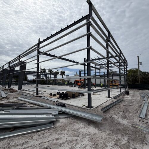 Commercial metal framing system by EcoSteel.