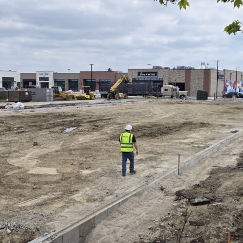 EcoSteel commercial sports facility steel arrival.