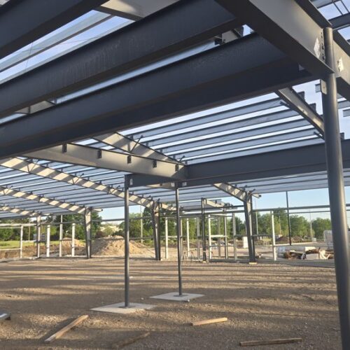 Provisions steel beams for Harbor House Paddle