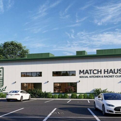 Example of a fast construction commercial steel building.