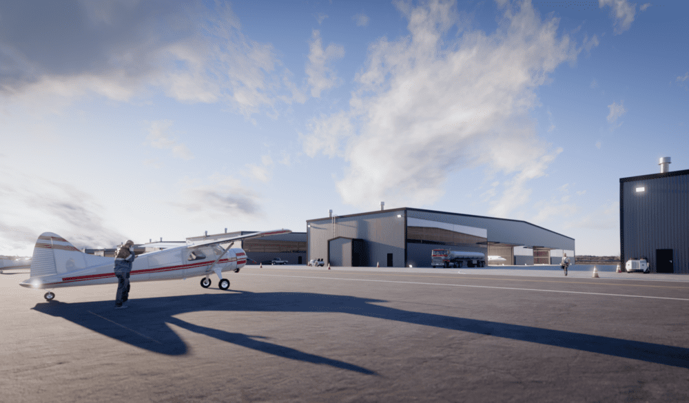 Ecosteel Pemb Aviation Campus Aerial View